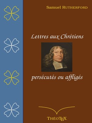 cover image of Lettres aux chrétiens persécutés, ou affligés